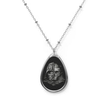 Load image into Gallery viewer, Darth Vader Oval Necklace
