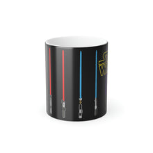 Load image into Gallery viewer, Lightsabers Color Changing Mug
